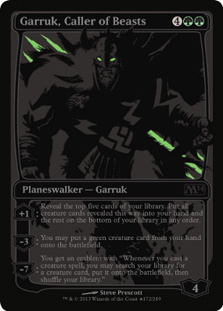 (Promo-SDCC)Garruk, Caller of Beasts/獣の統率者、ガラク 【SDCC2013】
